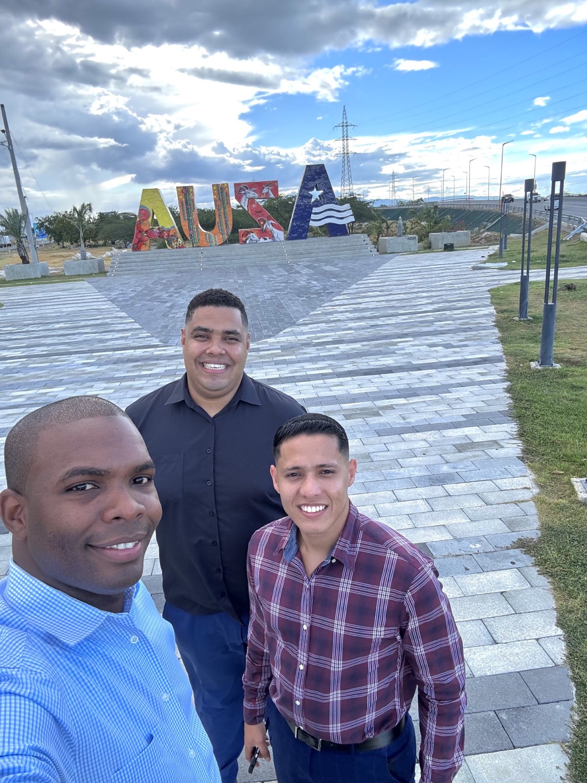 Equipe missionária durante uma visita à República Dominicana